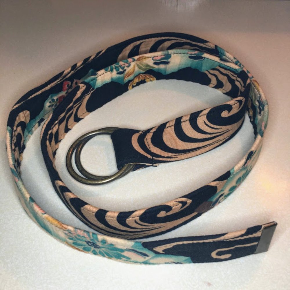 Japanese Handcrafted Quilted Fabric Belt - Picture 7 of 8